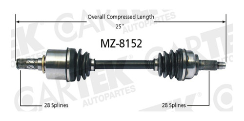 Flecha Delantera Izquierda Mazda 3 2013 Completa Ck