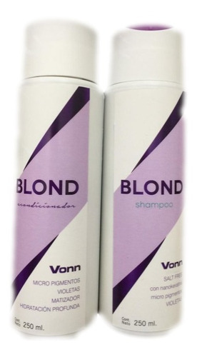Kit (shampo Y Balsamo) Blond Especial Para Cabellos Rubios
