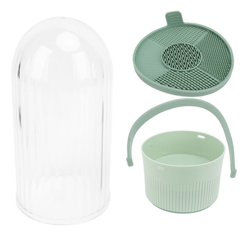 Cosmetic Brush Cleaner Bowl Makeup 3 En 1