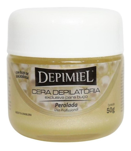 Cera Depilatória Depimiel Pérola Para Buço 50g