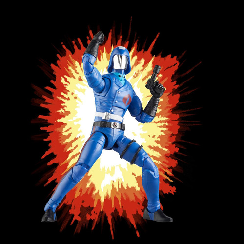 Boneco G.i. Joe Cobra Commander Retro Cardback Hasbro F9677