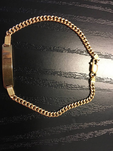 Pulsera Tipo Esclava 18 K Italiano