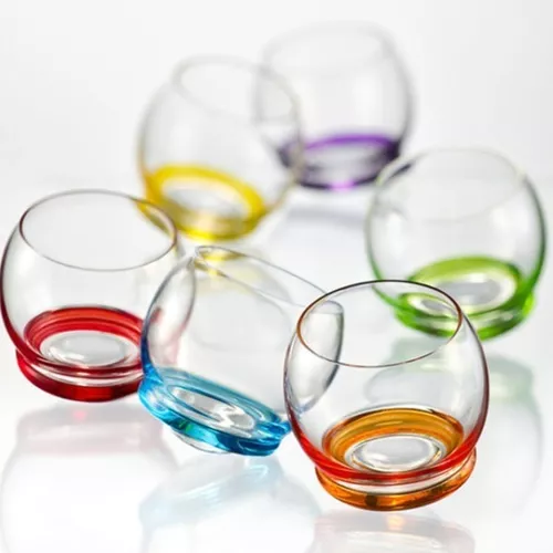 Vasos de Cristal Colores