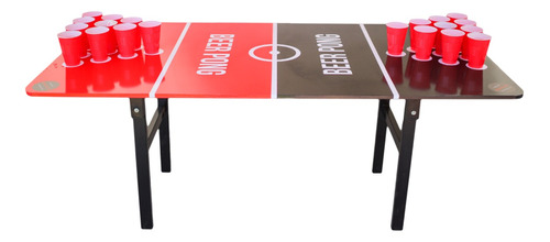 Mesa De Beer Pong Plegable Verano Furor En El Mundo