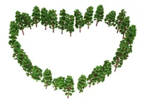 Comprar 20 Mini Arbol Arbusto 4cm Mod2 Maqueta Vegetacion Modelismo