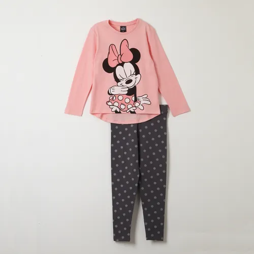 Conjunto Niña Minnie Coquette Rosado Disney