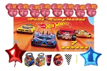 Comprar Hotwheels Fiesta 10 Niños Vaso Plato Caja Lona Hotwheels 