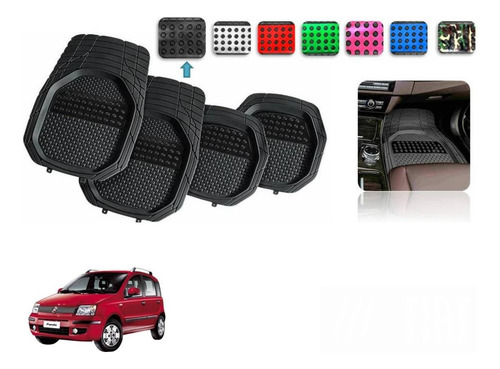 Tapetes 4pz Charola 3d Color Fiat Panda 2017 2018 2019 2020