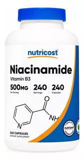 Naacinamide Niacinamida Vitamina B3 Made In Eeuu