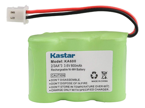 Kastar Reemplazo De Batería Para Radio De Onda Corta Kaito.