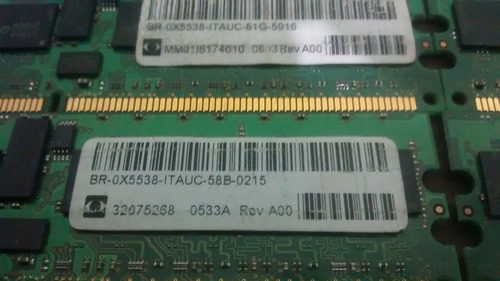 Memórias Ddr2 1gb Br-0x5538-itauc Dell (jfk) (Usado)