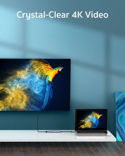 Imagem 8 de 10 de Cabo Adaptador Esr Usb C Para Hdmi 4k Thunderbolt 3