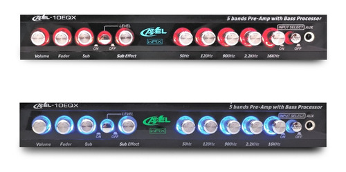 Imagen 2 de 4 de Pre Amplificador 5 Bandas Efecto Epicentro Axel By Steelpro