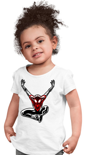 Playera Blanca Para Infantil De Logo De Miles En Promo