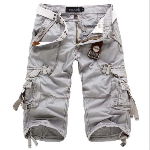 Shorts Cargo Sueltos Informales De Camuflaje