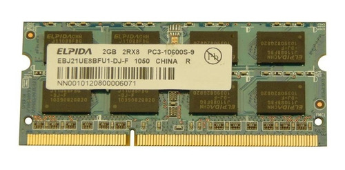 Ram Ebj21ue8bfu1-dj-f Elpida 2gb Pc3-10600 Ddr3-1333mhz Non-