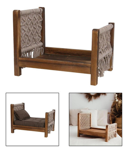 . Accesorios De Sesión De Fotos De Bebé De Madera