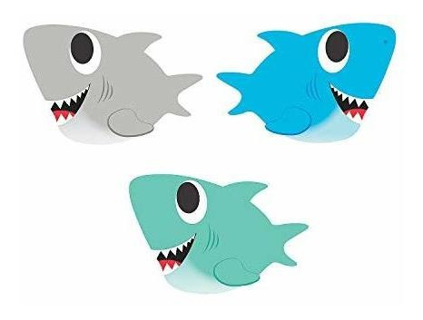 Fun Express Shark Bulletin Board Cutouts - 48 Piezas Cv1wb