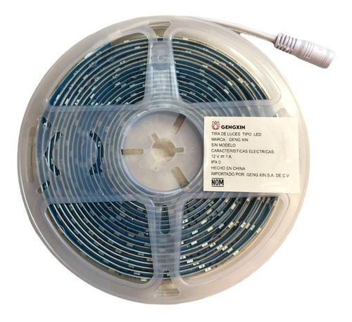 Paquete 50 Piezas Tira Led 3528 Blanco 12v 5 Metros Ip65