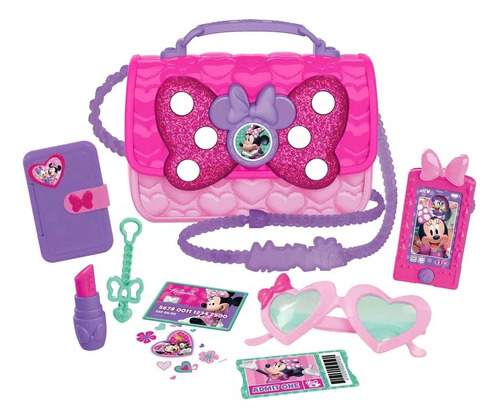 Juguete Bolso Minnie Mouse Con Accesorios