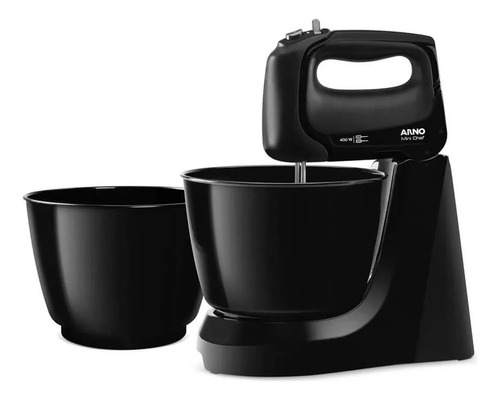 Batidora Arno Mini Chef Negra 4lts 4 Velocidades + Pulso 400w  Sx1618b2 