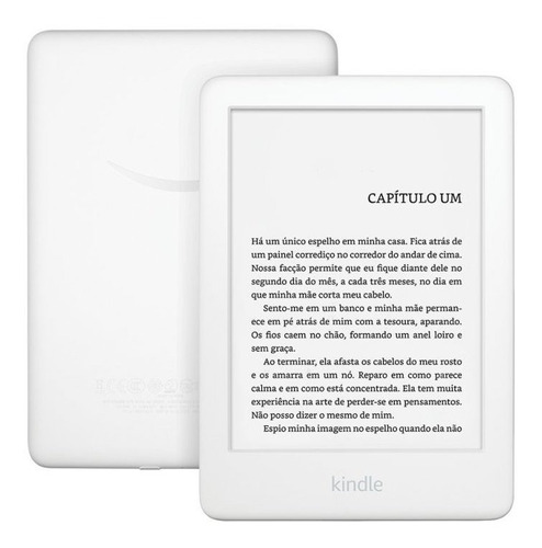 E-reader Amazon Kindle 10geracao Branco Tela De 6 Wi-fi 8gb 