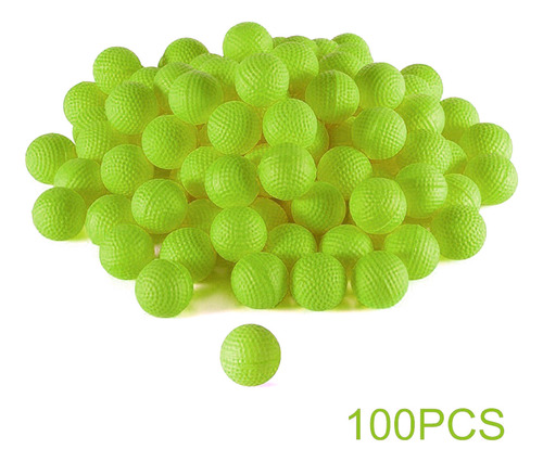 Bolas De Recarga De Munición De Espuma, 100 Unidades, Redond