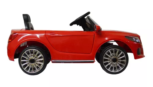 Mini Carro Elétrico Infantil Com Controle Remoto Vermelho BW028VM