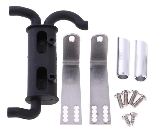 1 1:10 Rc Crawler Snorkel De Plástico Negro
