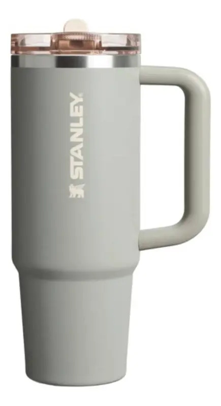 Vaso Stanley Quencher Protour Flip Straw 887ml Sage Grey