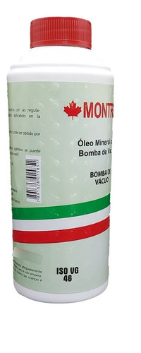 Óleo Mineral Para Bomba De Vácuo Iso Vg 46 Montreal 127/220V