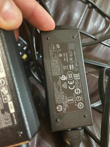 Lote De 10 Cargadores Hp Punta Azul De 45w Originales (Usado)