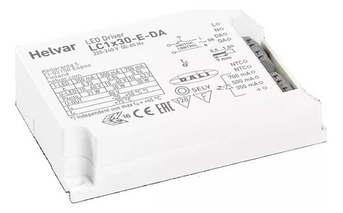 Driver Dimerizable Lc1x30-e-da Helvar Dali