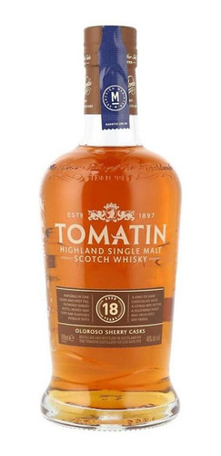 Pack De 6 Whisky Tomatin 18 Años 700 Ml