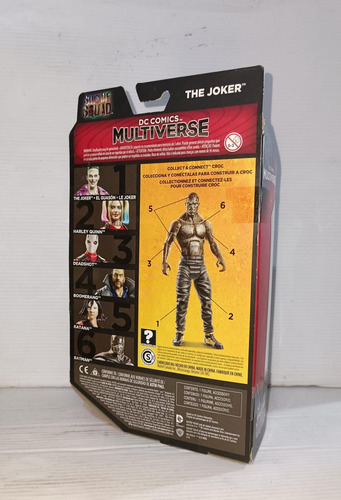 Mattel Multiverse The Joker Gabardina Morada Baf Killer Croc (Usado)