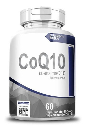 3x Coq 10 Coenzima Q10 + L-triptofano 500mg Puro Bionutri Sabor Isento