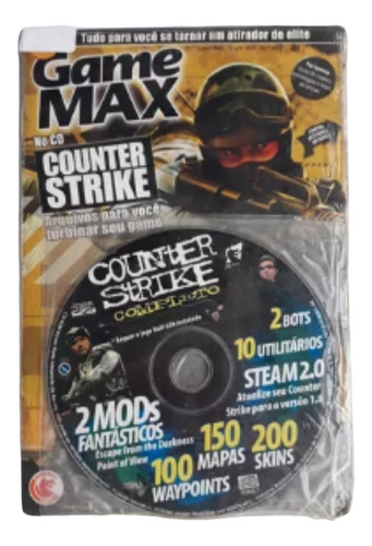 Cd De Jogo , Counter Strike, 150 Mapas, 100 Wayponts..e Mais