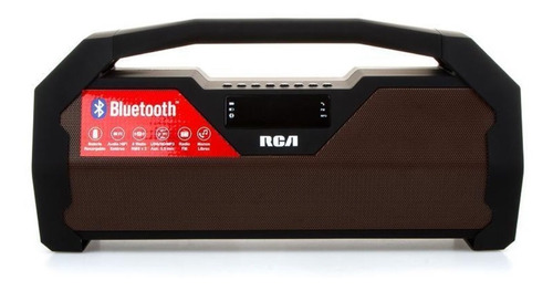 Bocina Color Rojo Con Bluetooth Marca Rca Mod. Sp303btbr