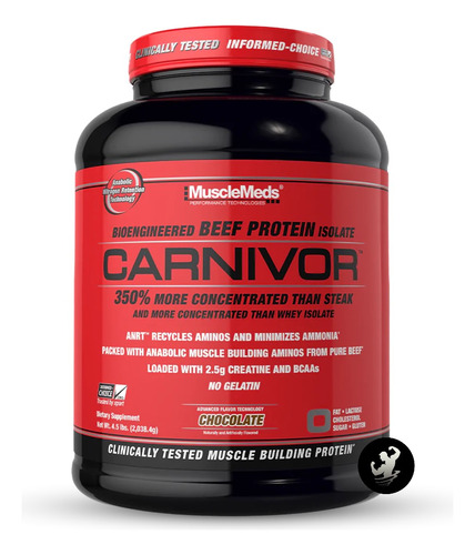 Carnivor Protein 4.5 Lb Musclemeds Proteína Carne C/creatina