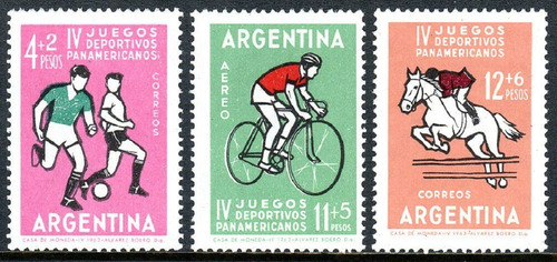 1963 Deportes- Juegos Panamericanos- Argentina ( Serie) Mint