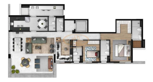 Apartamento Com 3 Dormitório(s) Localizado(a) No Bairro Campo Belo Em São Paulo / São Paulo - 3435:906971