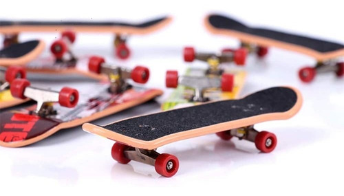 Imagen 2 de 10 de Juguete Mini Skate Pra Dedos + Accesorios. Scateboard Finger