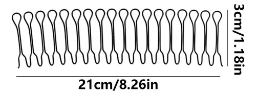 Clips De Peine Para El Cabello Peines Laterales Estirables C