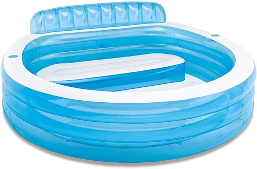 Piscina Inflable Sillón Intex Swim Agua 2.29m X 2.18m X 79cm