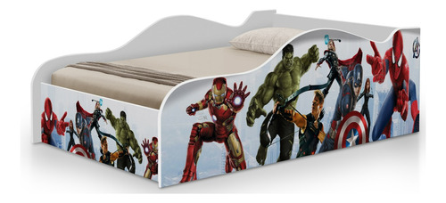 Cama Carro Solteiro Vingadores 10