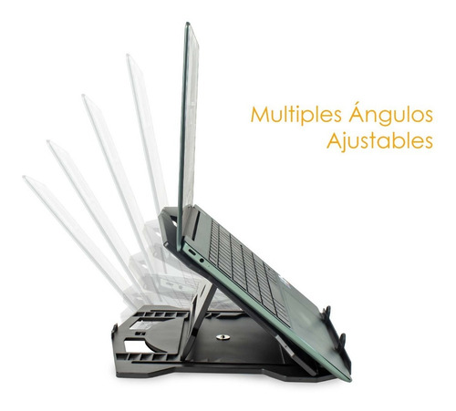 Imagen 2 de 8 de Base Soporte Para Laptop Portátil Giratorio 360° - Bellair