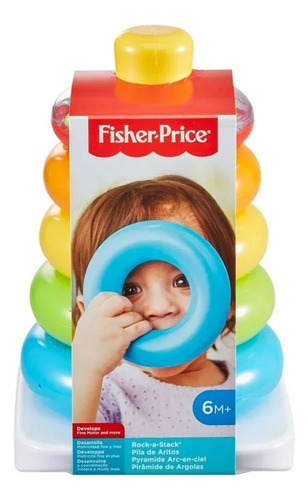 Fisher-price De Argolas Apilables Multicolor