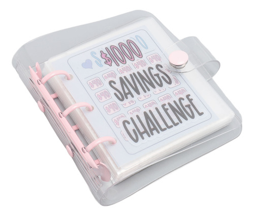 Mini Budget 1000 Savings Challenge, Multiusos, Pvc, Reutiliz