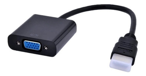 Imagen 6 de 7 de Adaptador Conversor Convertidor Hdmi Macho A Vga Hembra