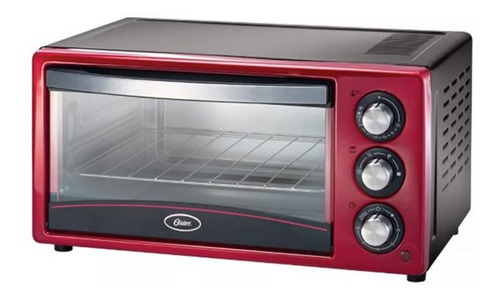 Forno de bancada elétrico Oster TSSTTV7022 22L vermelho 127V